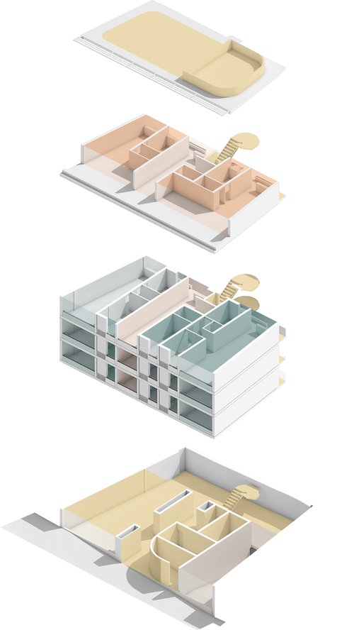 Architecture de CCHE pour Santa Engracia e Bela Vista à Lisbonne Portugal