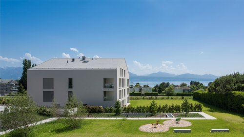 Architecture de CCHE d'une résidence de logements La Barberole Suisse