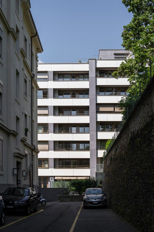 Transformation de CCHE pour le projet de rénovation et d'assainissement Sablons à Neuchâtel Suisse