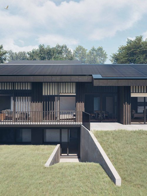 Actualité de CCHE sur l’avancement des travaux d’une villa contemporaine à Genève Suisse