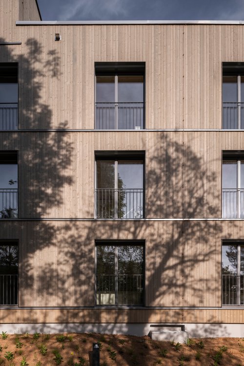 Architecture de CCHE pour le bâtiment Isabelle de Montolieu à Lausanne Suisse