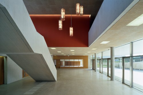 © Thomas Jantscher Architecture d'intérieur de CCHE pour le Collège du Cherrat à Saint-Prex Suisse