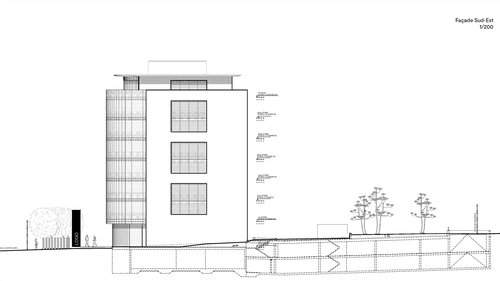 Architecture de CCHE du bâtiment administratif The Gateway Suisse