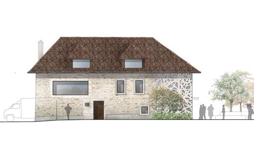 Architecture d'intérieur de CCHE d'un espace viticole et événementiel polyvalent à Riex