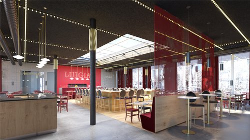 Architecture d'intérieur de CCHE du Centre de formation La Luigia Suisse