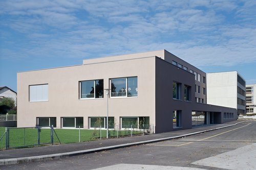 © Thomas Jantscher Architecture de CCHE pour le Collège du Cherrat à Saint-Prex Suisse
