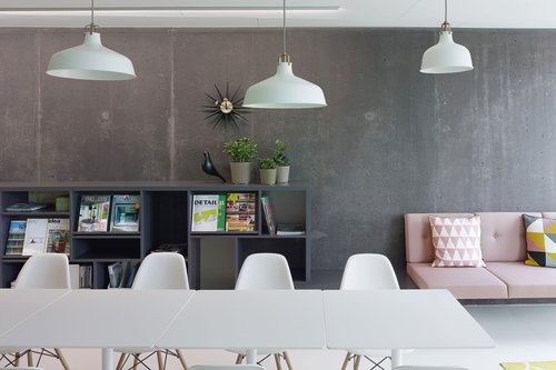 Architecture d'intérieur de CCHE pour le bureau de CCHE Nyon SA Suisse