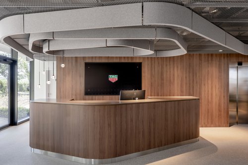 Architecture d'intérieur de CCHE pour TAG Heuer à Signy Suisse