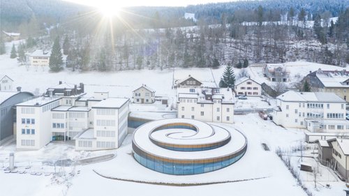 © Iwan Baan Réalisation de CCHE pour le Musée Atelier Audemars Piguet en Suisse