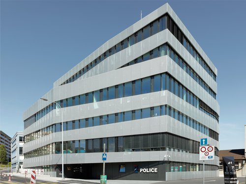 © Thomas Jantscher Architecture de CCHE du bâtiment administratif Flumeaux 41 Suisse