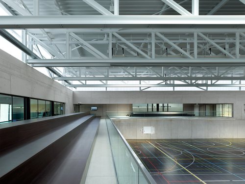 © Thomas Jantscher Architecture d'intérieur de CCHE du Centre sportif GEMS World Academy Suisse