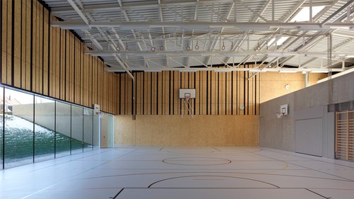 Architecture de CCHE d'une salle de gymnastique Suisse