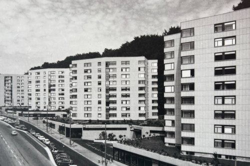 Architecture de CCHE pour les tours de logements de la borde à Lausanne Suisse