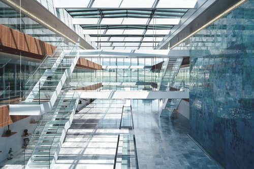 Architecture d'intérieur de CCHE du bâtiment administratif Ferring Suisse