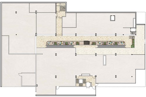 Concept transformation de CCHE pour le projet du centre commercial de la Tourelle Genève Suisse