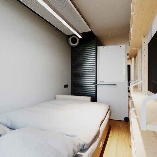 Architecture de CCHE pour l'Hôtel Unit du campus The Hive Suisse