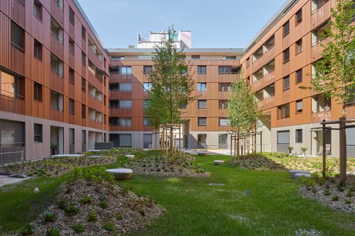 Architecture de CCHE pour le Quartier de la Suettaz à Nyon Suisse
