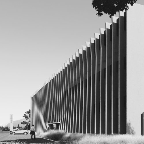 Projet d'architecture de CCHE pour le siège Suisse Doka