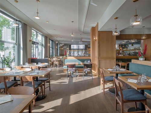 Architecture d'intérieur de CCHE pour la Brasserie le Vaudois Lausanne Suisse