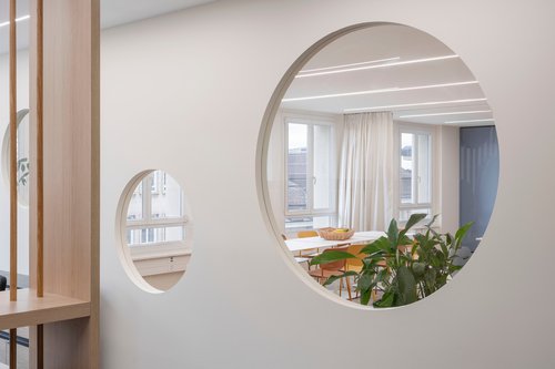 © Vincent Jendly Architecture d'intérieur de CCHE pour le projet Kessler à Lausanne Suisse