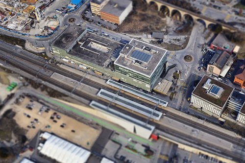 Architecture de CCHE pour le Centre commercial Malley Lumières Suisse