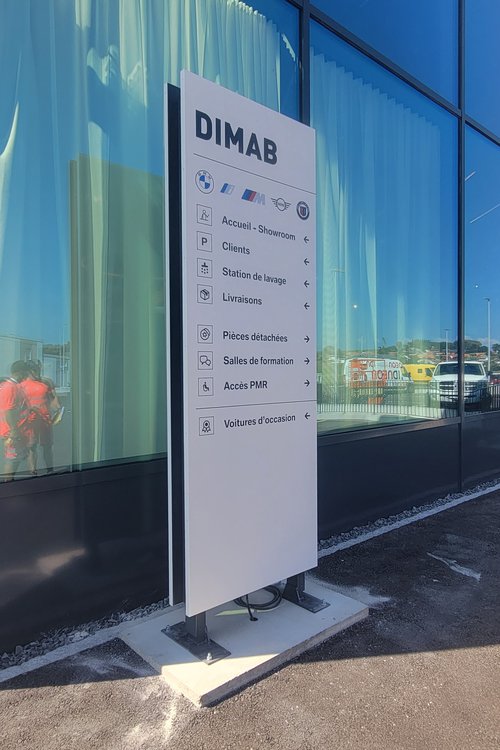 Actualité Signalétique de CCHE pour DIMAB à Rossens Suisse