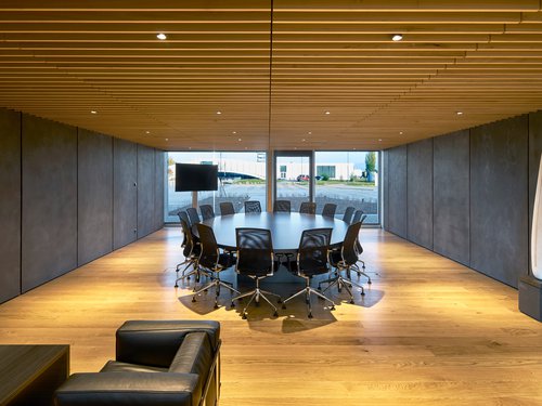 © Michel Denancé Architecture de CCHE du bâtiment public EPFL Artlab Suisse