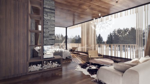 Architecture d'intérieur de CCHE pour le hameau de la Moubra Suisse