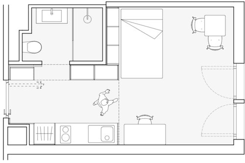 Architecture de CCHE pour la résidence étudiante "Omestay" de l'îlot "Les Atmosphères" du Quartier de l'étang à Vernier Genève Suisse