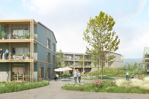 Architecture CCHE pour Concours EMS à Vallorbe Suisse