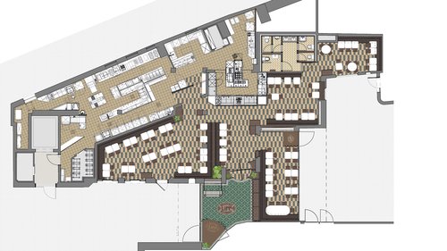 Rénovation de la Brasserie Lipp à Genève Suisse