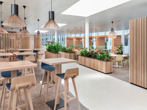 Architecture d'intérieur de CCHE pour Firmenich Suisse