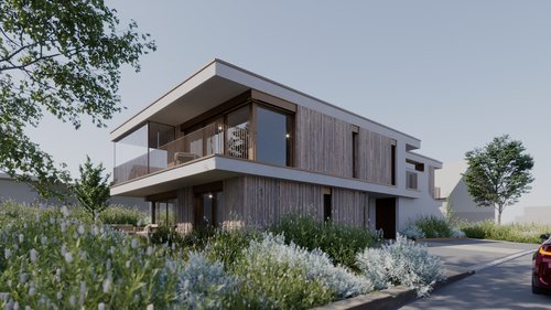 Architecture de CCHE pour un immeuble d'habitation à Tagelswangen Suisse