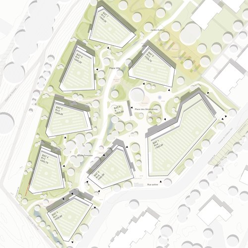 Architecture de CCHE pour Common Ground Moudon Suisse