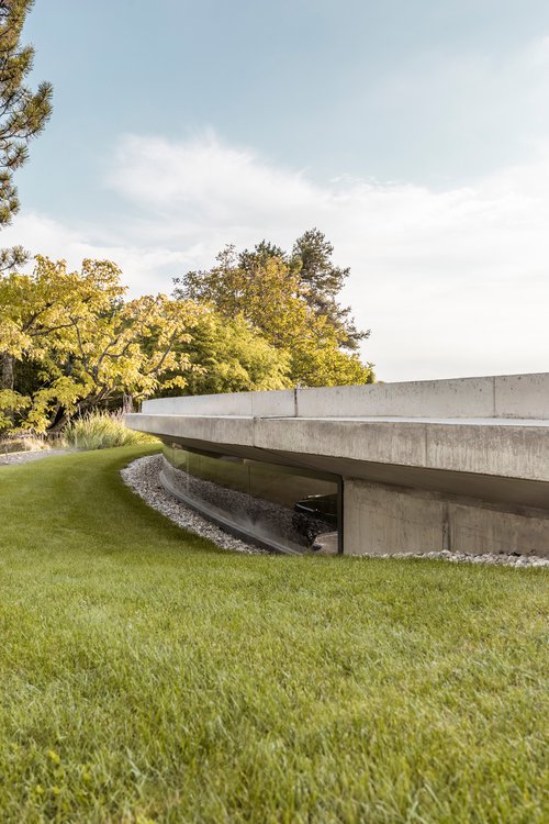 © Full Frame Architecture de CCHE pour un parking souterrain privé pour voitures de collection Suisse