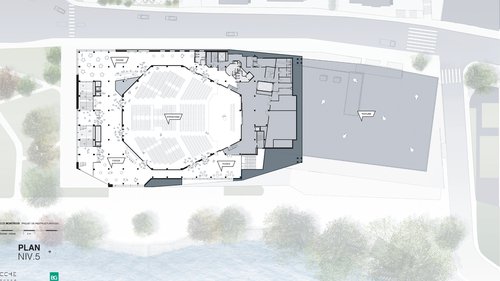 Architecture de CCHE pour le Centre de congrès 2m2c à Montreux Suisse 5