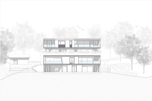 Architecture de CCHE pour la Begnaule à Begnins Suisse