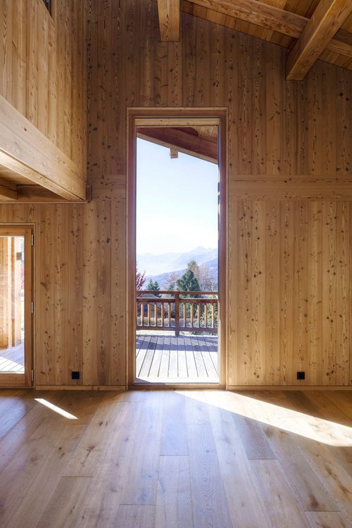 Architecture de CCHE pour Chalet individuel C à Crans-Montana Suisse