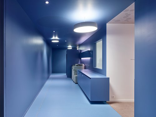 Architecture de CCHE du bâtiment administratif de la Loterie Suisse Romande Suisse