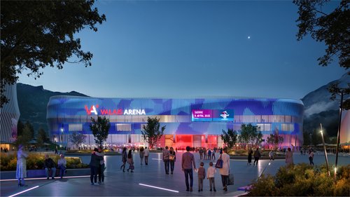 Architecture de CCHE pour Sierre Arena Suisse