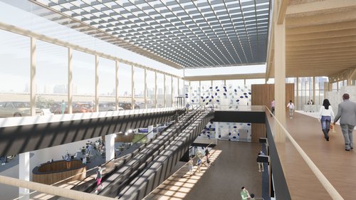 Architecture de CCHE pour la Coop Léman Centre Crissier Suisse