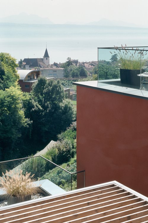 Architecture de CCHE pour les Villas la Lutrive Suisse