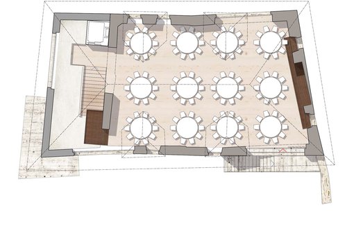 Architecture d'intérieur de CCHE d'un espace viticole et événementiel polyvalent à Riex