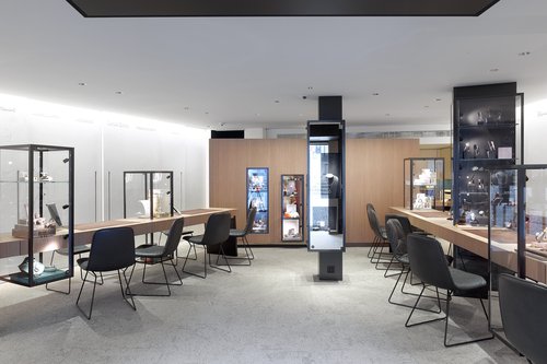 Architecture d'intérieur de CCHE de la Bijouterie Guillard Suisse