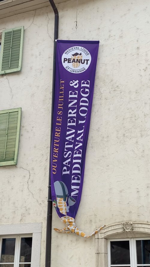 Actualité pour lat ransformation et réalisation de CCHE pour le Peanut Medieval lodge D Hotel Group Suisse