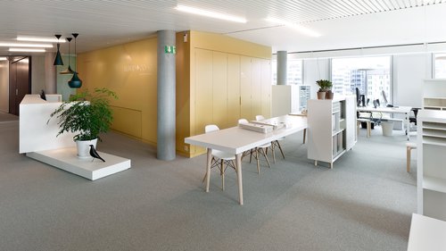 Architecture d'intérieur de CCHE pour le bureau de CCHE Nyon SA Suisse