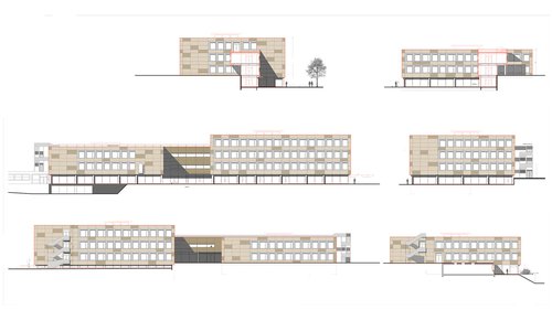 Transformation et architecture de CCHE pour le Gymnase d'Yverdon Suisse