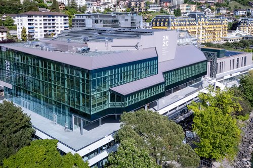 Actualite de CCHE pour la conférence de presse de la remise du bâtiment du 2M2C à Montreux Suisse