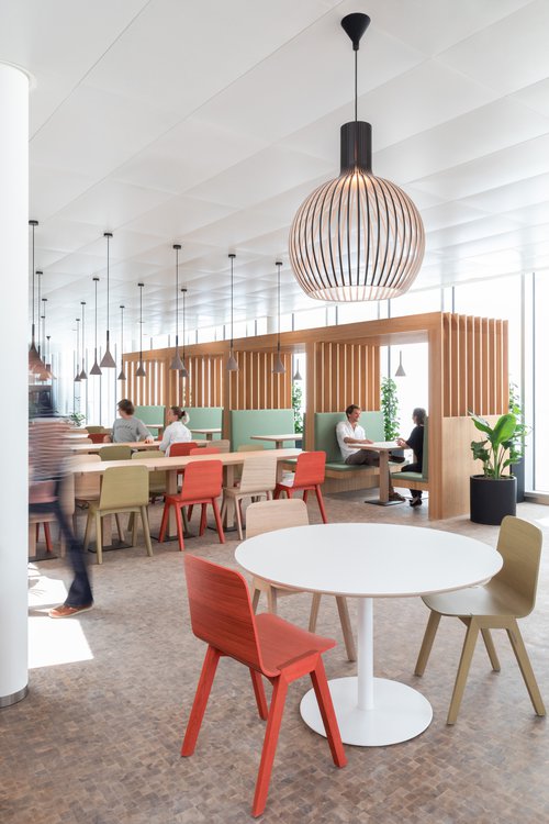 Architecture d'intérieur de CCHE pour Firmenich Suisse