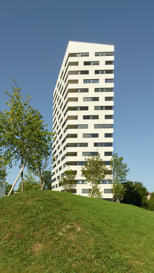 © Thomas Jantscher Architecture de CCHE d'un immeuble de logements Suisse